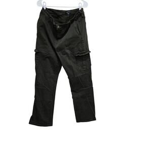 Well Worn Cargo Pants Olive Green Size 16 Utility Casual
